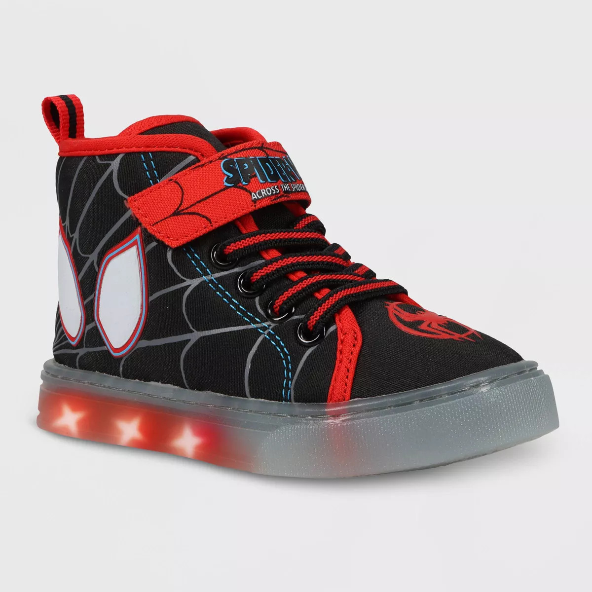 Toddler Boys' Marvel Spider-Man Hi-Top Sneakers - Black | Target