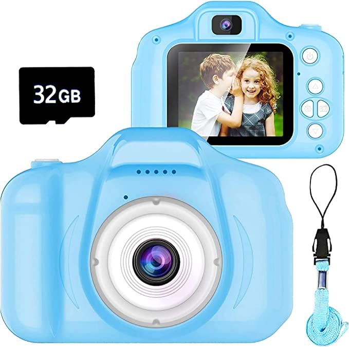 Dylanto Upgrade Kids Selfie Camera, Christmas Birthday Gifts for Age 3-8, Kids Digital Cameras wi... | Amazon (US)