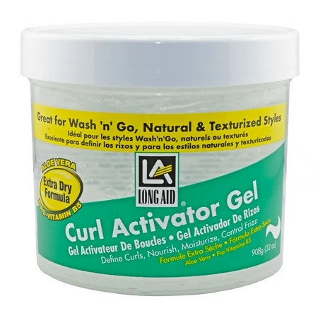 Long Aid® Curl Activator Extra Hold Moisturizing Unisex Hair Styling Gel 32 OZ | Walmart (US)