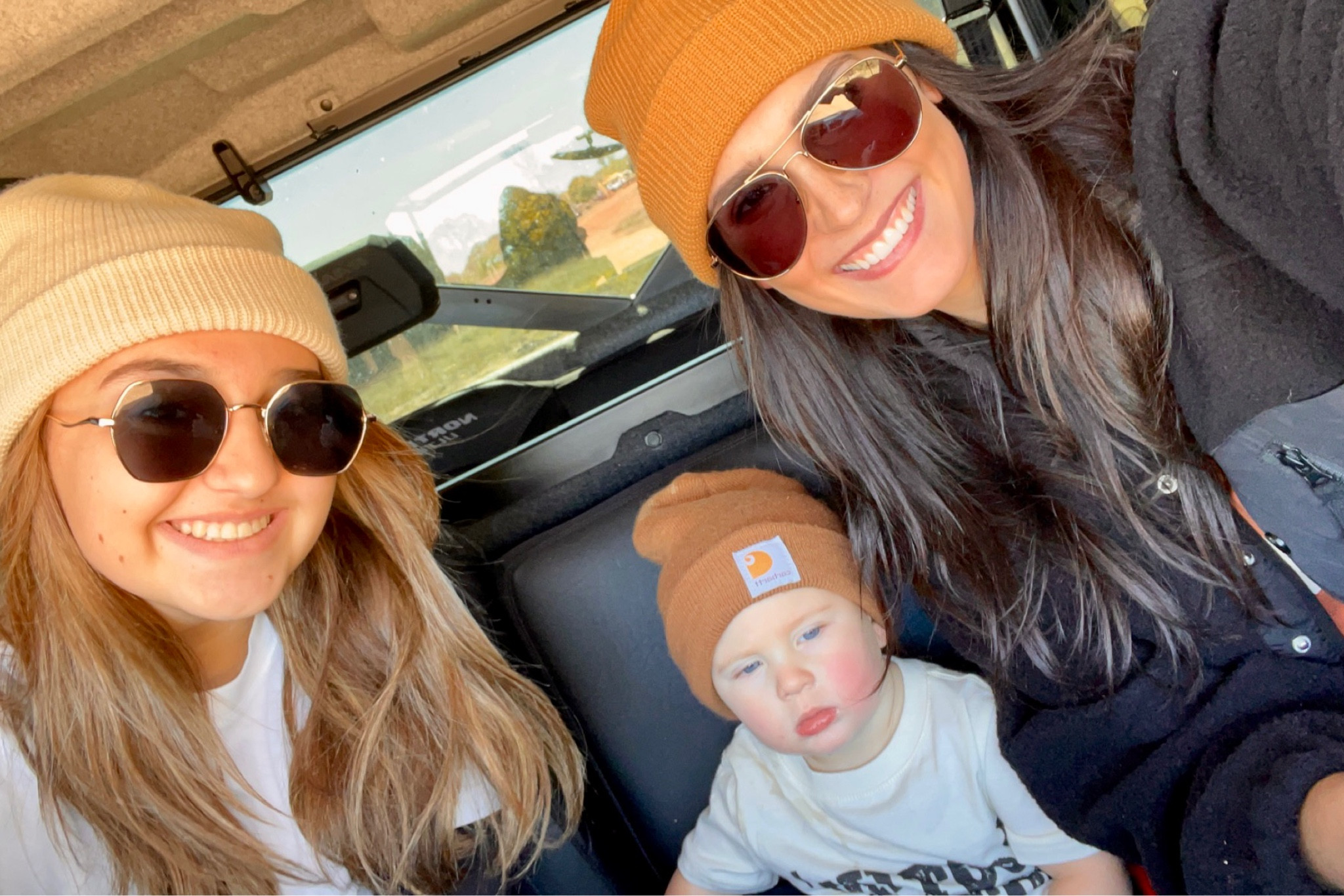Family river day! 
River. Riding. Ranger. Atv. 
Amazon FP fleece dupe- L 
Brown Amazon yoga (flare) pants-M
Brown top (matches close) - L (size up) 

#LTKunder50 #LTKfamily #LTKkids