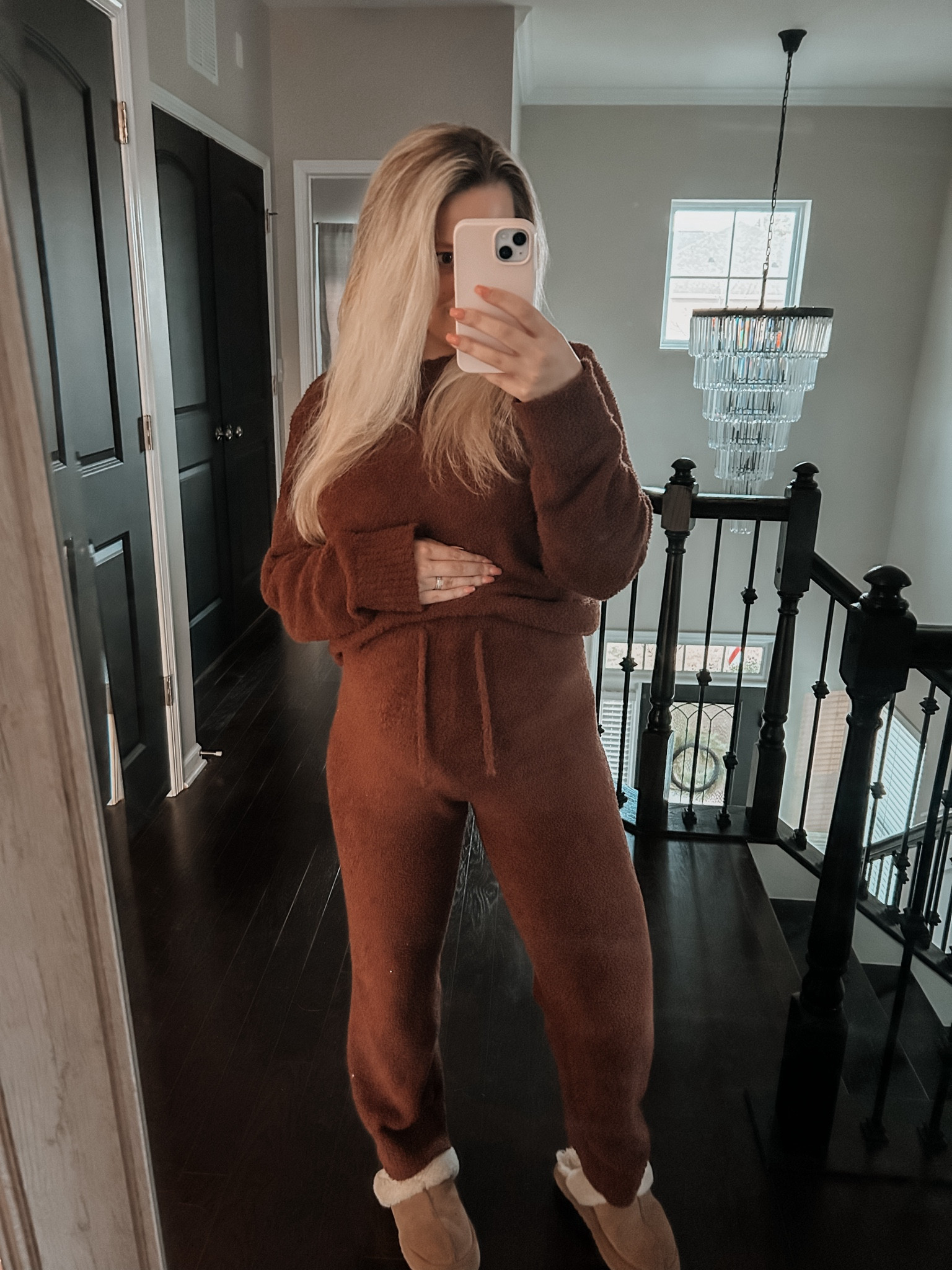 Fuzzy Fleece Lounge Set I’ve been LIVING in!! 

#LTKSeasonal #LTKhome #LTKbump