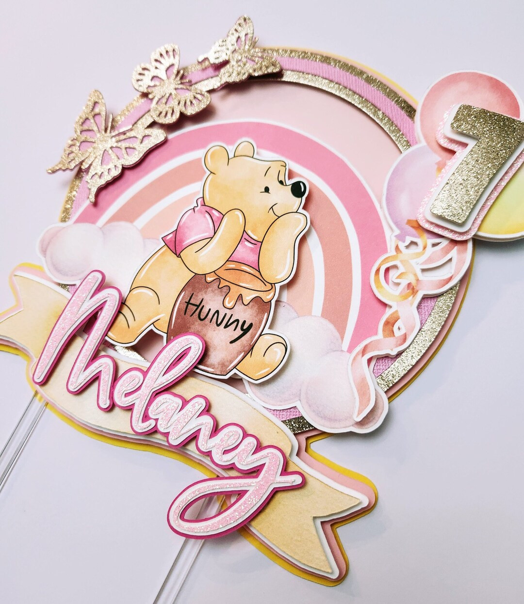 Winnie the Pooh Cake Topper | Winnie the Pooh Birthday Cake Topper | Winnie the Pooh Birthday | W... | Etsy (US)