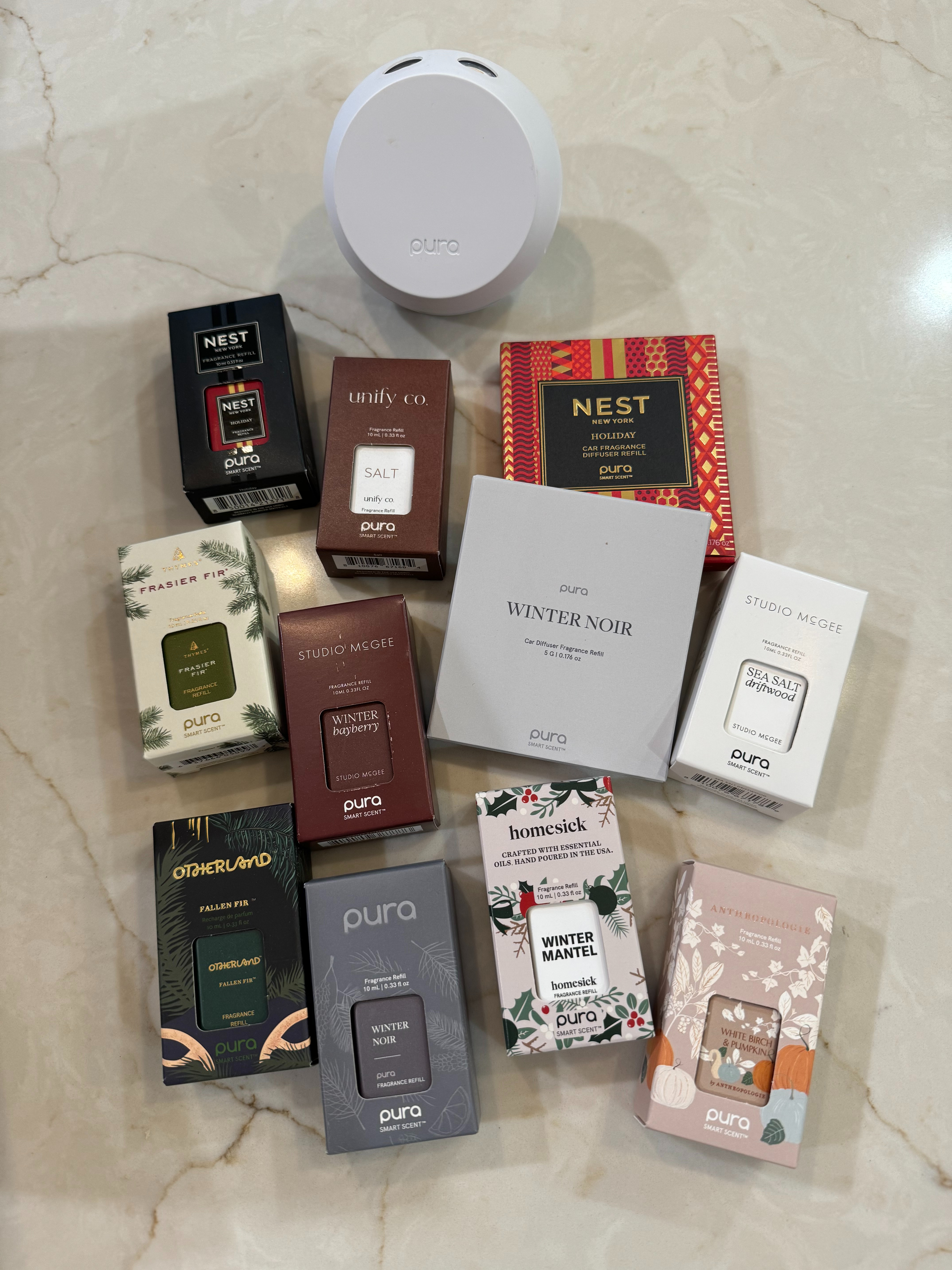 Obsessed with these holiday scents! Aaaand they are 30% off for a limited time with code: HOLLEY30 🤯 Some are as low as $13!✨ 

pura / pura sale / on sale / gift guide / sale alert / gifts / gift ideas / diffuser / seasonal scents / seasonal fragrances / car diffuser / stocking stuffers / stocking stuffer ideas / sale finds / gifts under $50 / gifts under $100 / Holley Gabrielle 

 #LTKGiftGuide #LTKHoliday #LTKSaleAlert