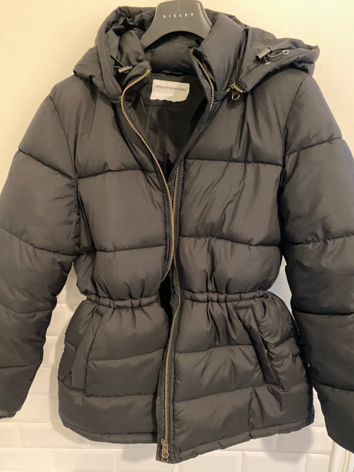 Amazon Essentials Women's Heavyweight Puffer Jacket with Drawstring Waist | Amazon (US)