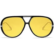 VANLINKER Oversized Trendy Polarized Aviator Sunglasses for Women Men Retro Round Sunglasses Vint... | Amazon (US)