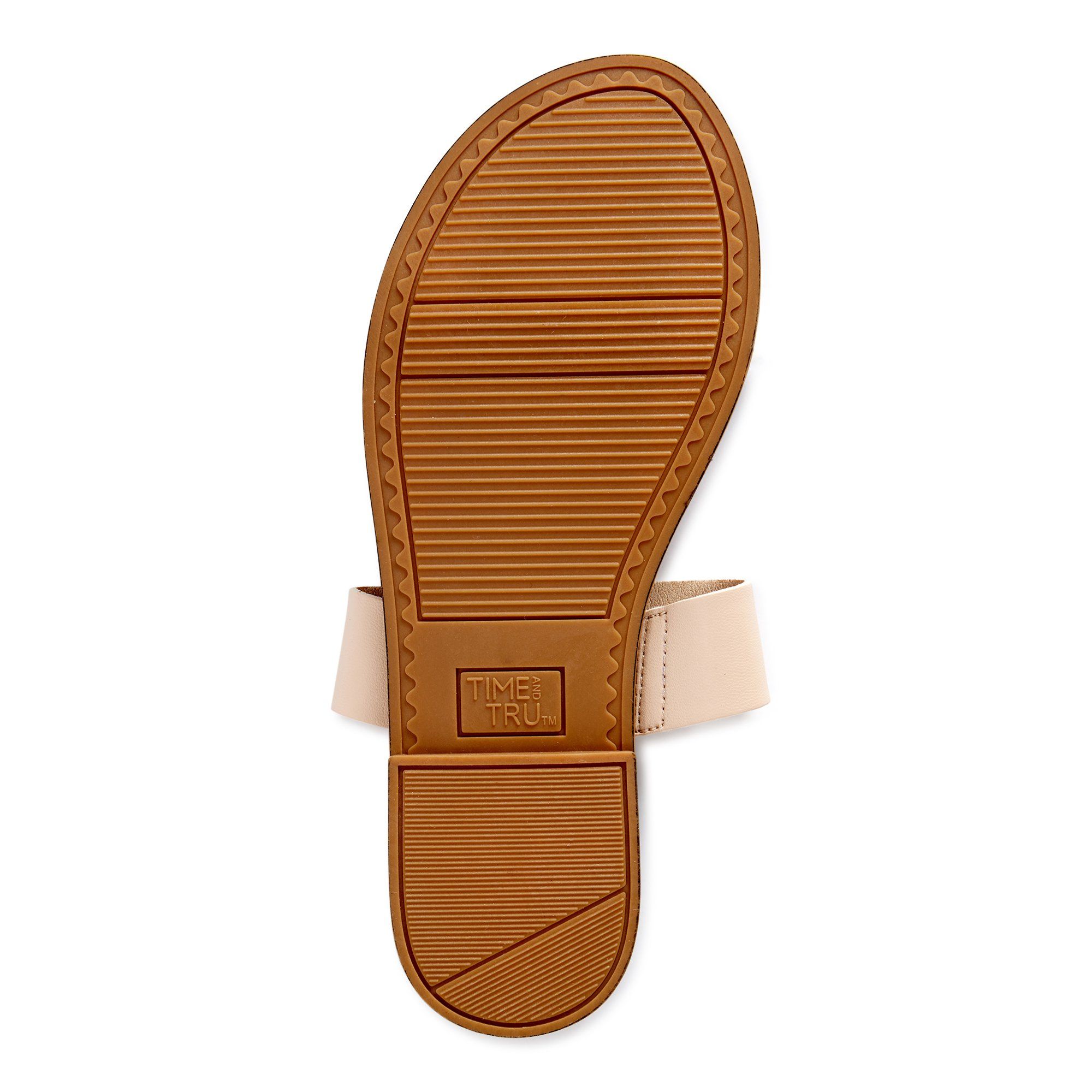 Time and Tru Women's Two Band Sandals (Medium and Wide Widths Available) | Walmart (US)