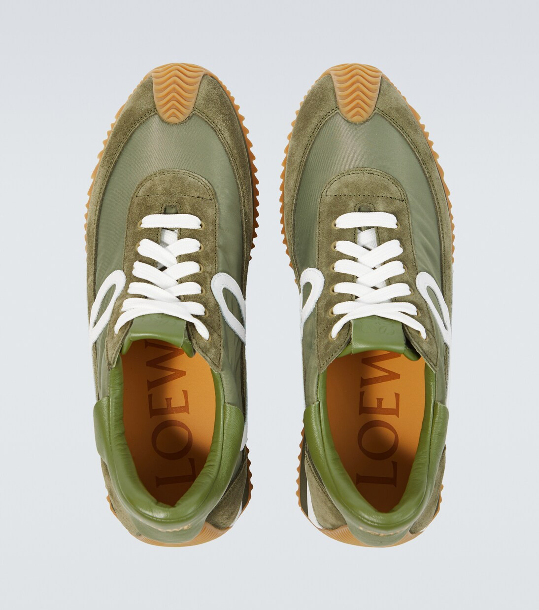 Flow Runner leather-trimmed sneakers | Mytheresa (US/CA)