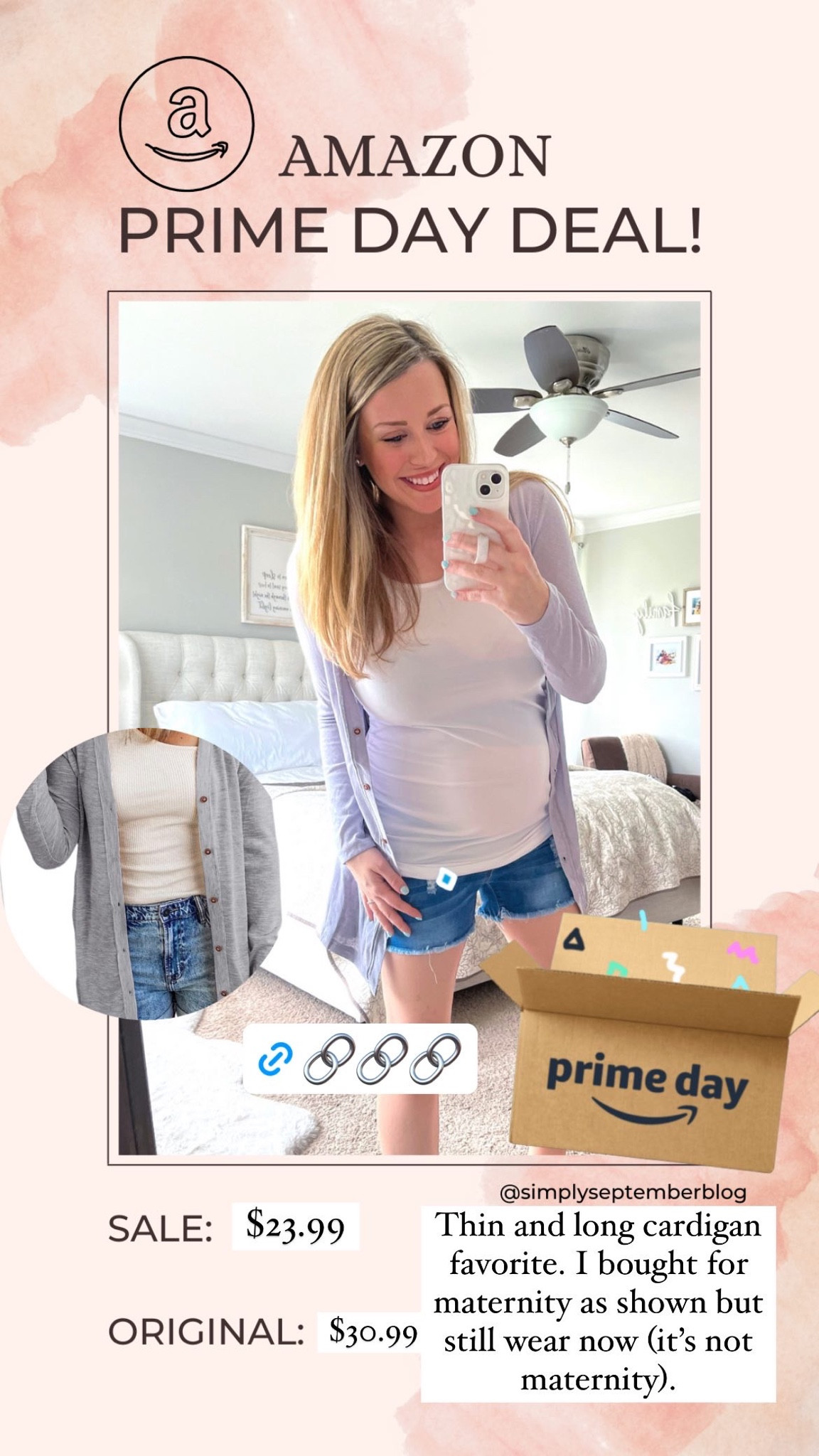 This thin long cardigan is ideal for all seasons! I wore for maternity and again after baby was born. Comes in multiple colors. 



#LTKsalealert #LTKbump #LTKxPrimeDay