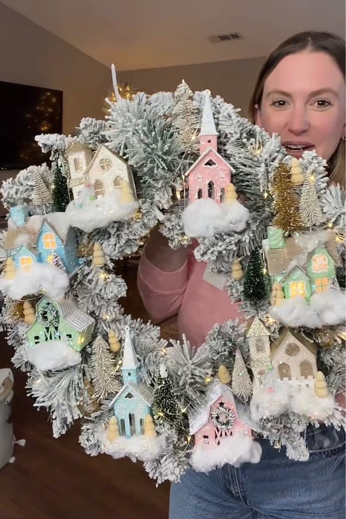 DIY Anthropologie wreath dupe materials list!

#LTKSeasonal #LTKHoliday #LTKunder50