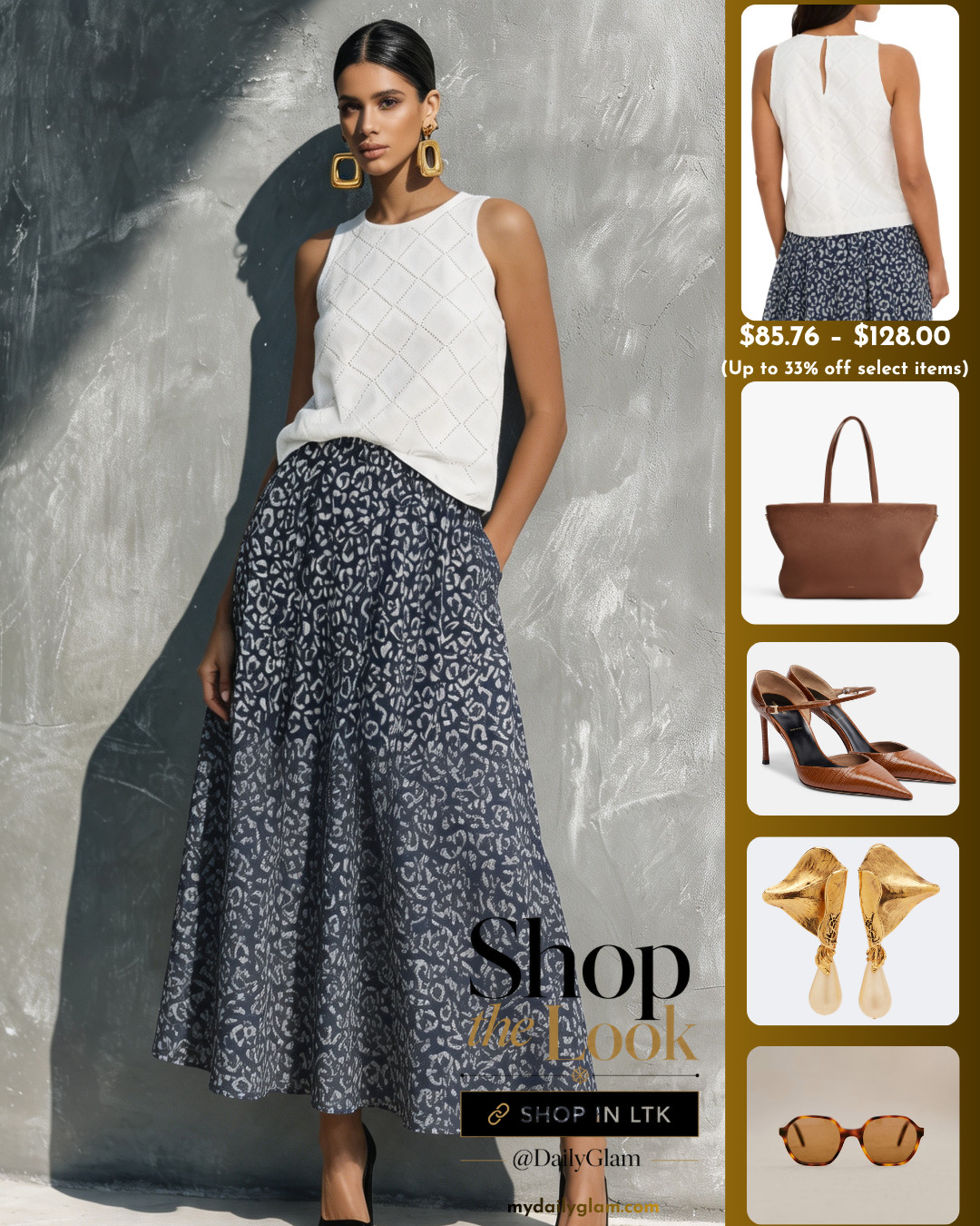 Timeless Neutral Casual Summer Outfit | Chic Midi Skirt Everyday Look

#SummerCasualOutfits #MidiSkirtStyle #WomensEverydayFashion #NeutralWardrobe #SleevelessTopOutfit 

 #LTKootd #LTKOver40 #LTKWorkwear