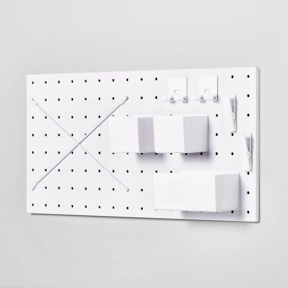 13" x 26" Pegboard Set White - Brightroom™ | Target