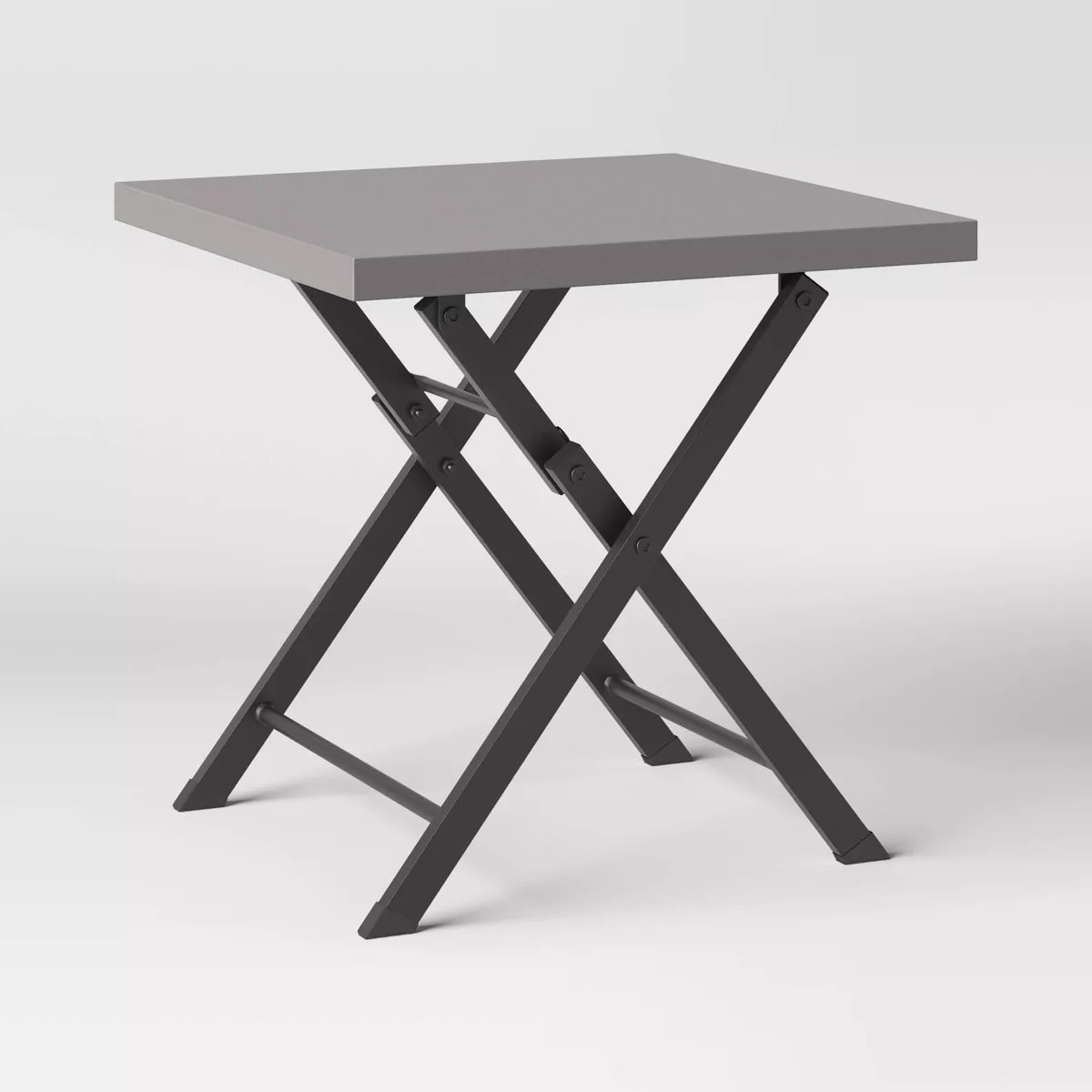 Henning Folding Patio Accent Table Brown - Threshold™ | Target