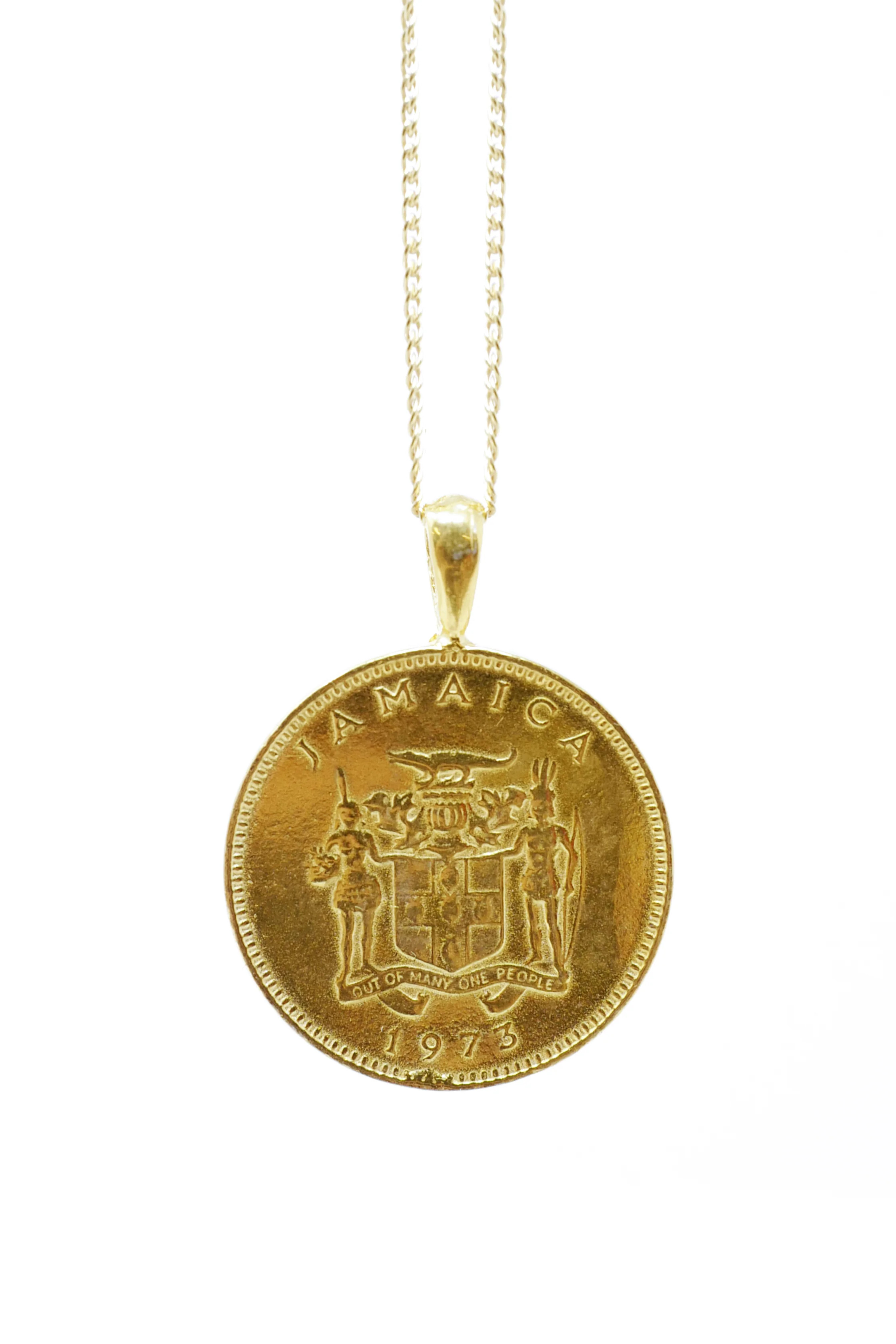 THE JAMAICAN Ackee Coin Necklace | Omi Woods