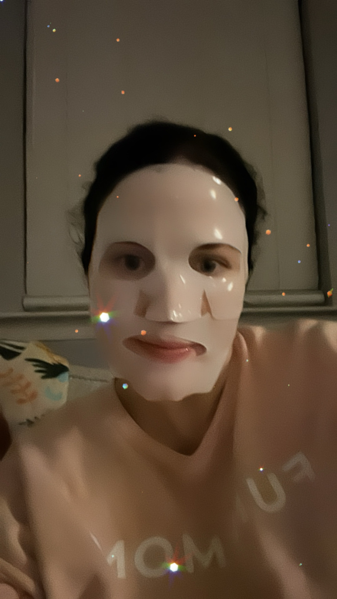 Wearing my luxurious but creepy face mask while watching DWTS and getting ready to pump. Just your normal Tuesday night! 😄

#LTKFindsUnder50 #LTKselfcare #LTKmomlife