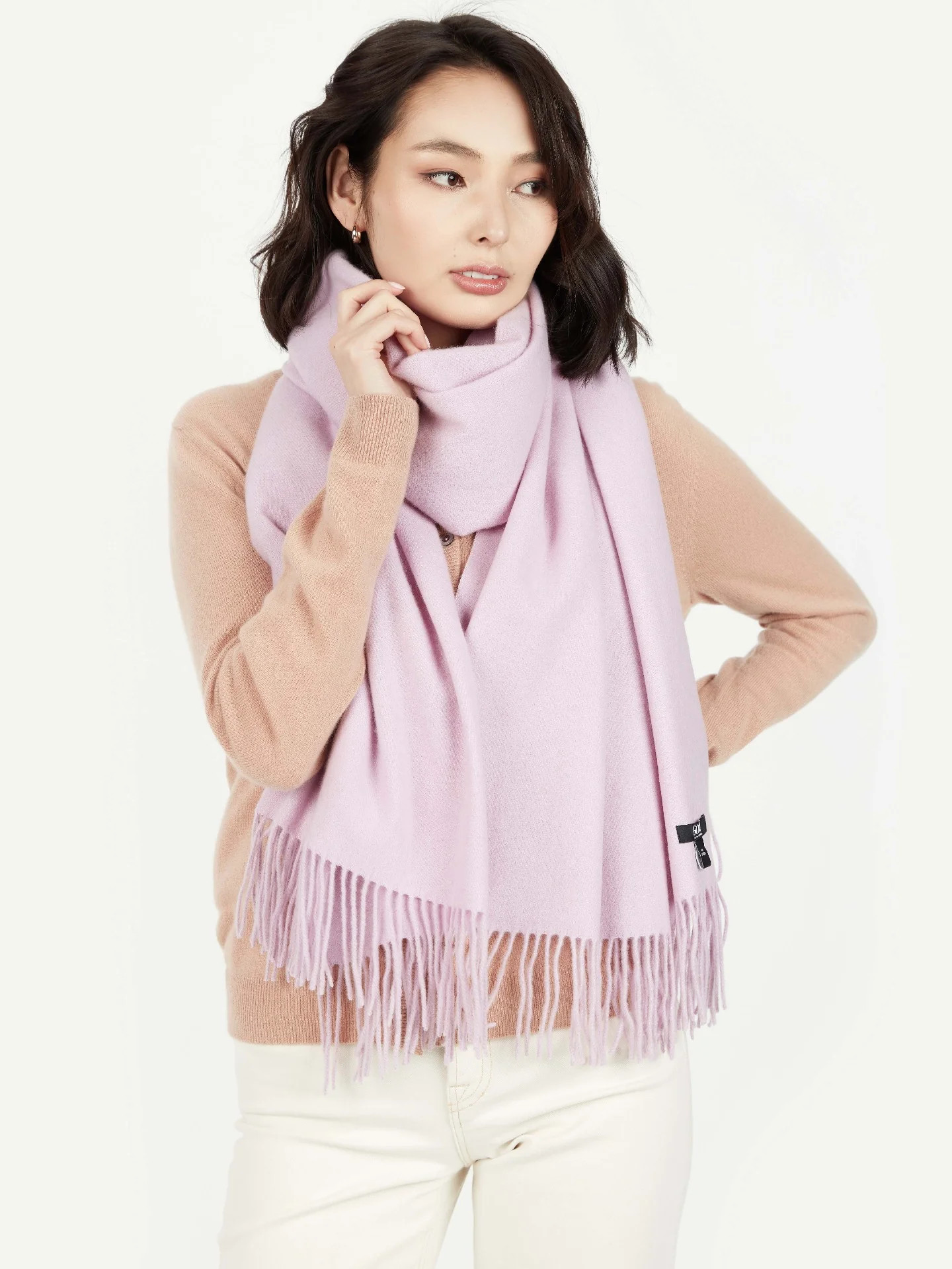 Oversized Woven Scarf | Gobi Cashmere