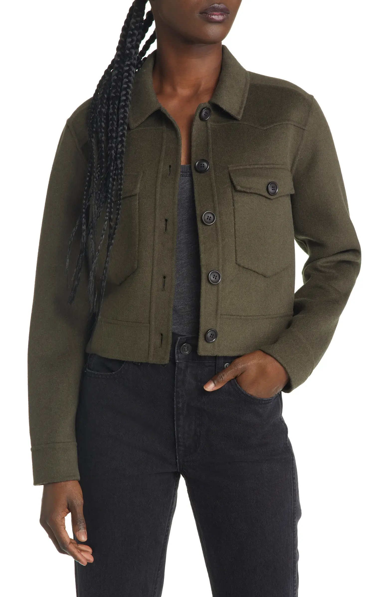 Rails Easton Wool Blend Crop Jacket | Nordstrom | Nordstrom