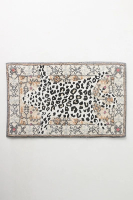 Octavia Tufted Cotton Leopard Bath Mat | Anthropologie (US)