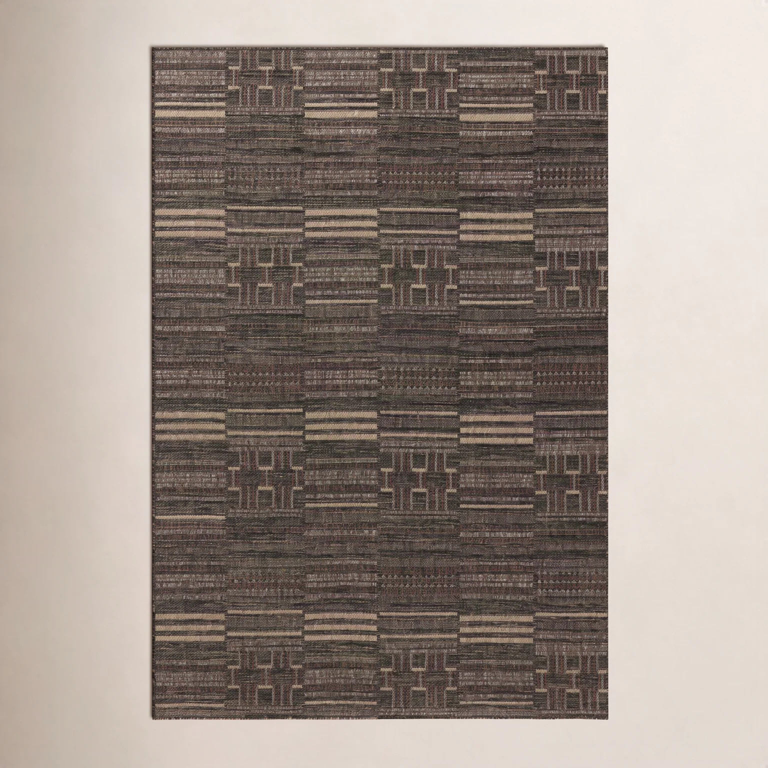 Gracie Oaks Altia Spice / Tobacco Indoor / Outdoor Area Rug | Wayfair North America