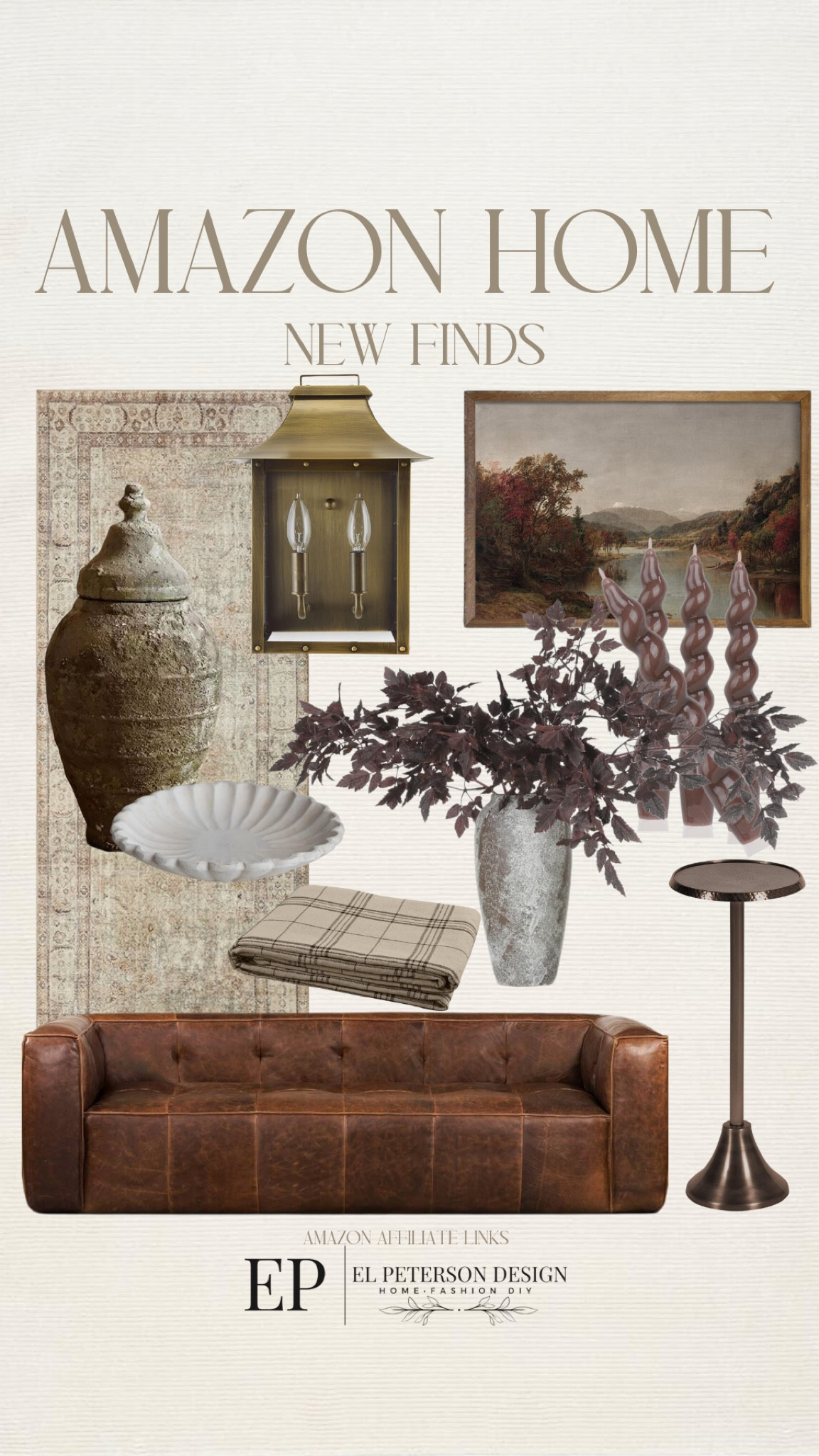 Artwork
Sofa
Accent tackle
Fluted trinket plate
Stems
Runner
Wall sconce
Throw blanket 

#LTKHome