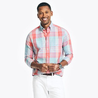 PLAID POPLIN SHIRT | Nautica