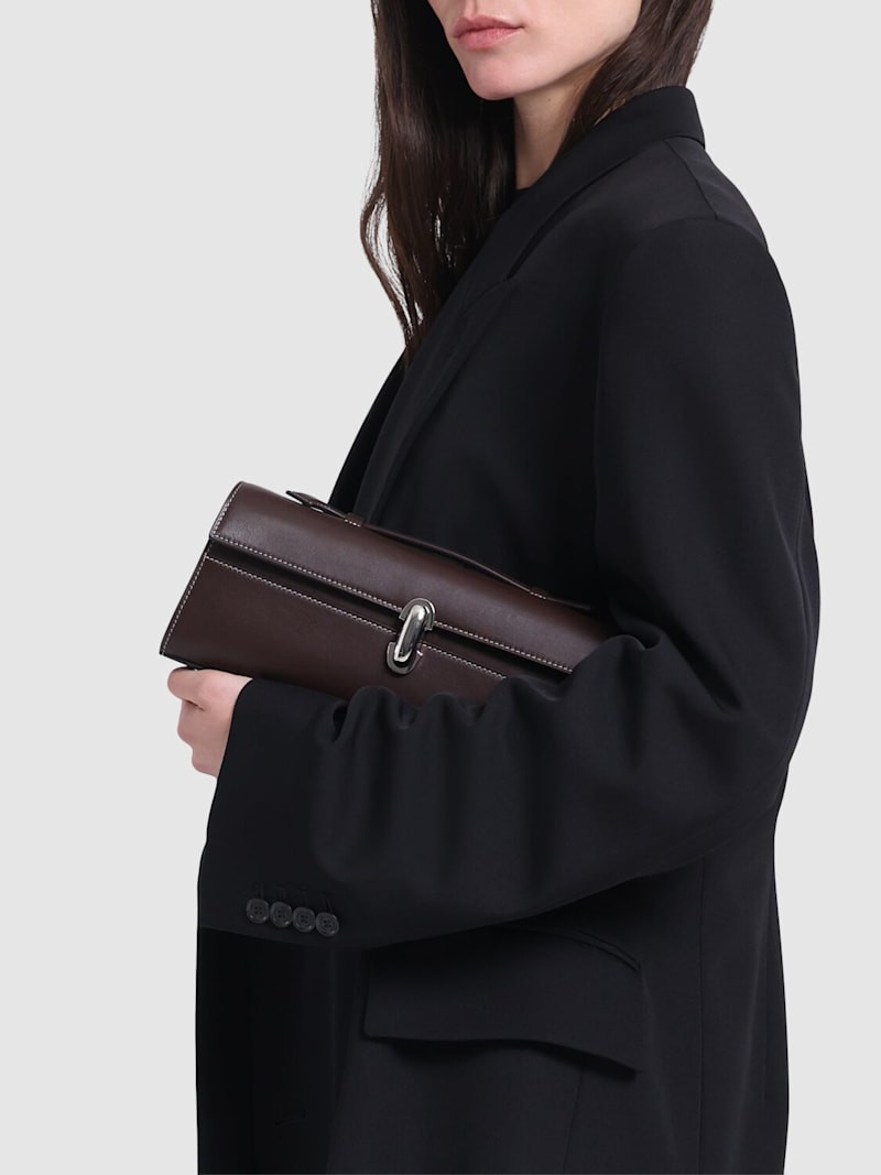 The Slim Symmetry smooth leather bag | Luisaviaroma