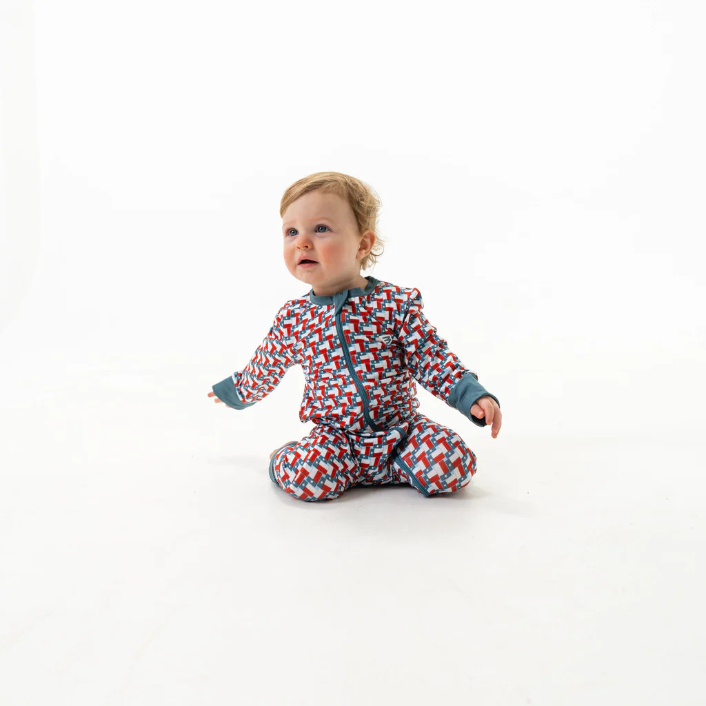 Baby Zip Up - Texas Flag | BURLEBO