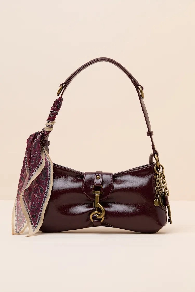 The Vexa Wine Scarf Handle Shoulder Bag brings rich, sophisticated color to everyday styling with its deep wine hue and distinctive scarf-wrapped handle. A polished accessory for elevating fall outfits, evening looks, and everyday wardrobe staples. Under $100.

Ideas:

* wine shoulder bag
* scarf handle bag
* fall accessories
* statement handbag
* elevated everyday style

Keywords:

* wine handbag
* burgundy handbag
* shoulder bag
* scarf handle bag
* women’s handbags
* fall handbag
* statement bag
* everyday handbag
* designer inspired bag
* fall accessories
* burgundy accessories
* crossbody bag
* shoulder purse
* chic handbag
* everyday style

#LTKgrwm #LTKTravel #LTKWedding