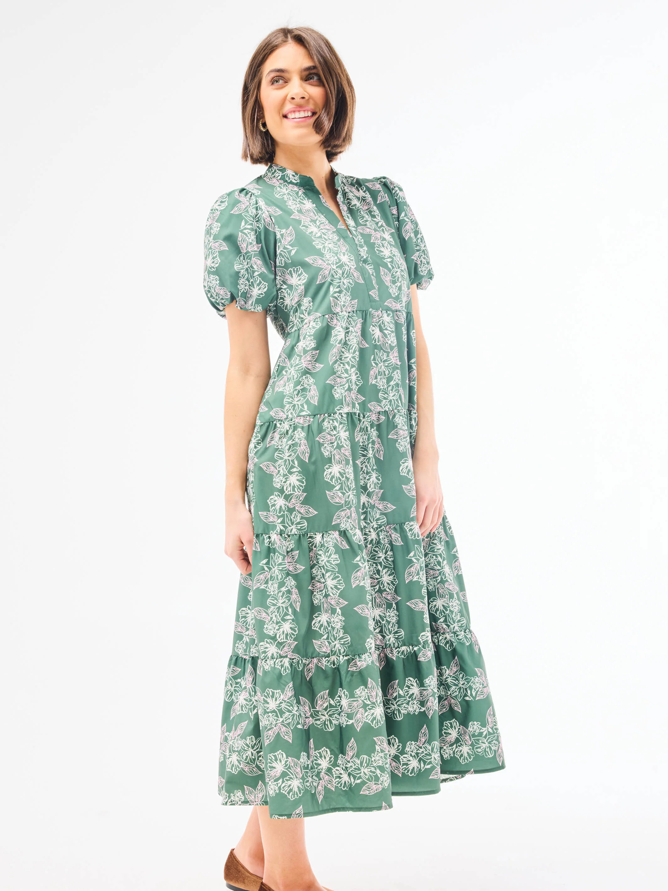 FINAL SALE - Kinsley Dress | Secret Garden | Mary Square