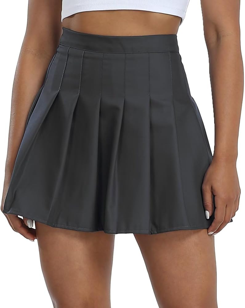 Pleated Skirts for Women Tennis Skirt with Shorts High Waisted Mini Skirt Athletic Golf Skirts Un... | Amazon (US)
