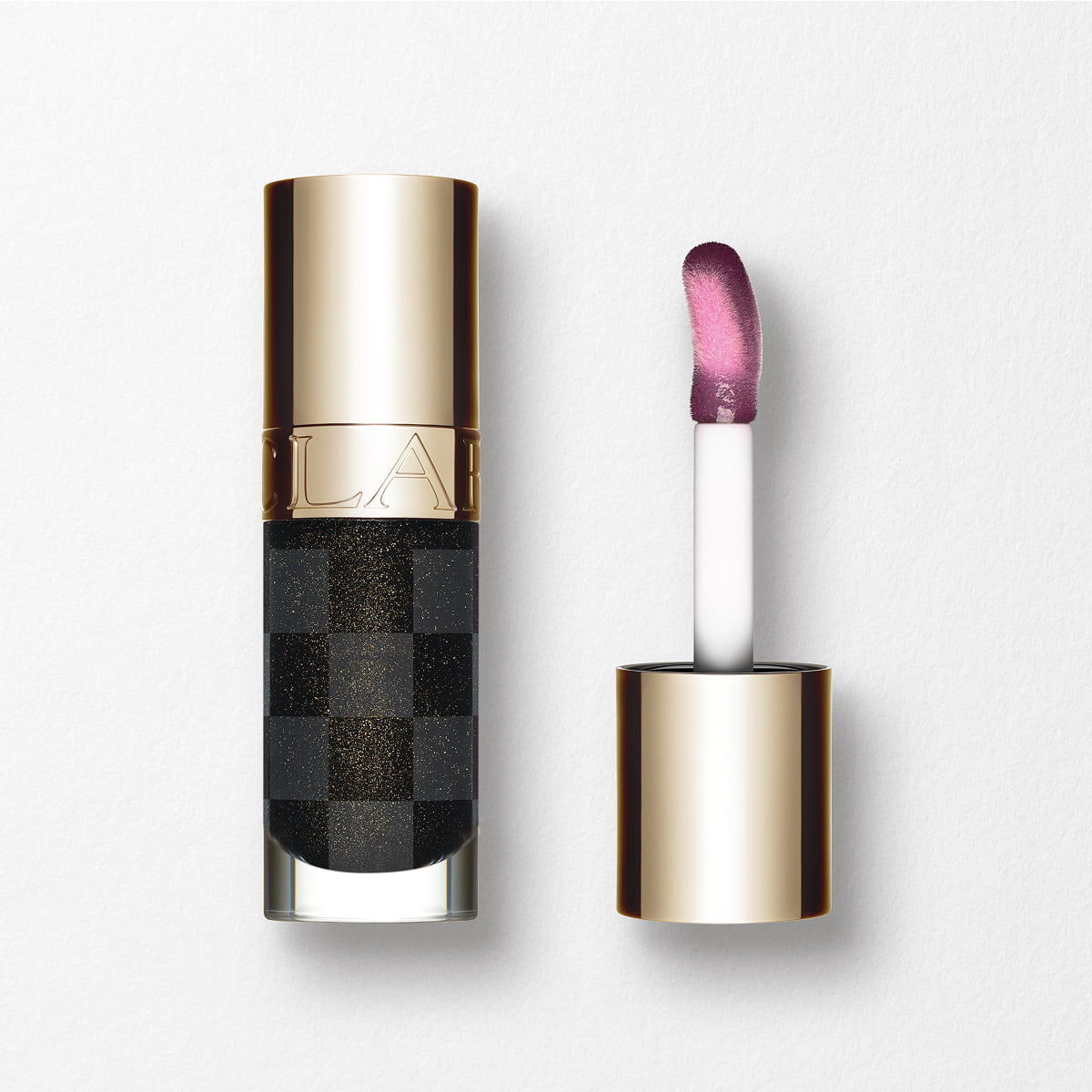Clarins Black + White Lip Comfort Oil with Shimmer 0.2 Oz. - 25 black | Clarins USA