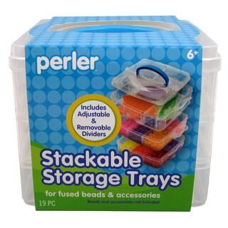 Perler® Fused Bead Square Storage Stackable Trays | Michaels Stores