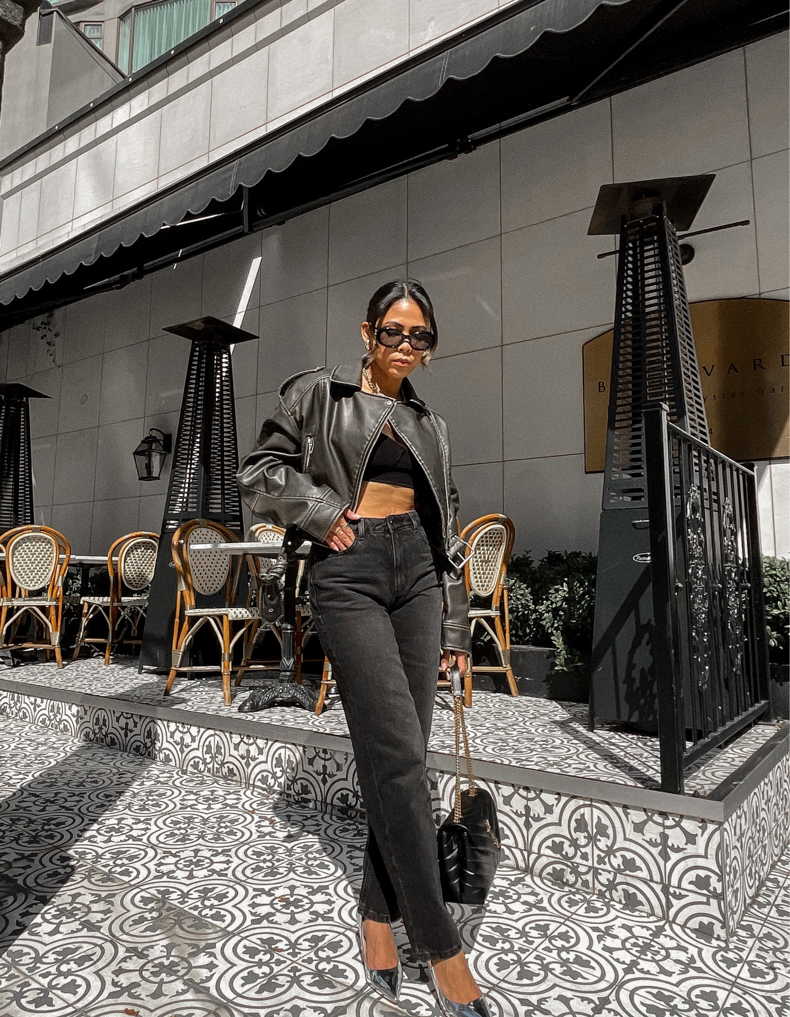 All black fit for fall 🖤