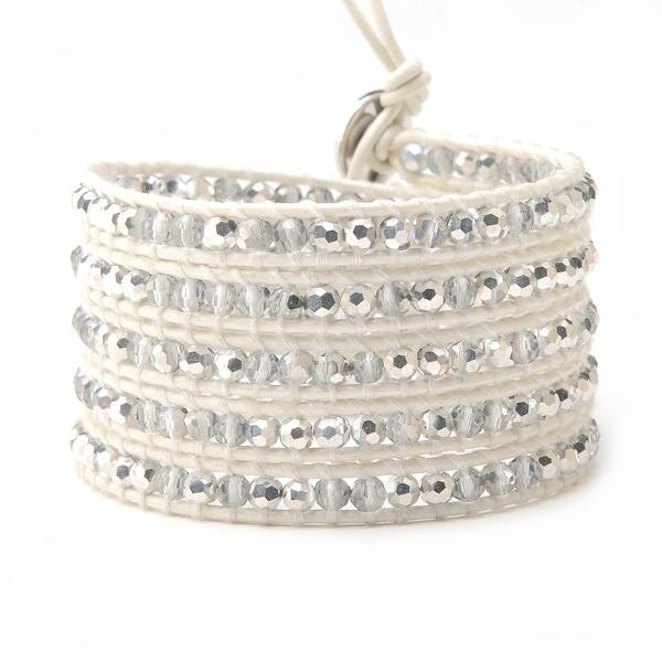 Silver & Mixed Crystals on White | Victoria Emerson