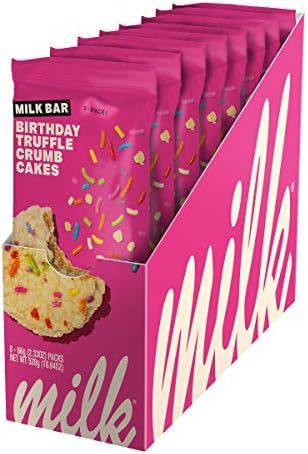 Birthday Truffle Crumb Cakes by Milk Bar, 8 ct | Amazon (US)