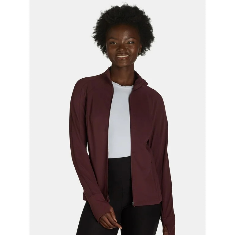 Avia Women's SoftSculpt Zip-Up Jacket, Sizes XS-XXXL | Walmart (US)
