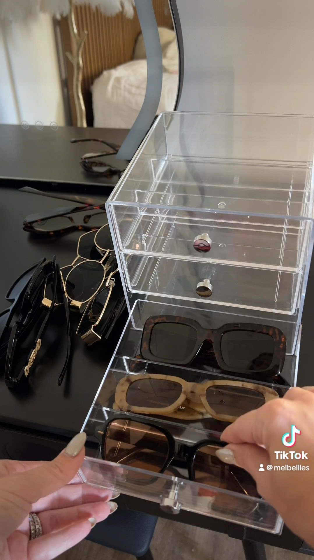 Sunglasses organizer!! 

#LTKSaleAlert #LTKGiftGuide #LTKFindsUnder50