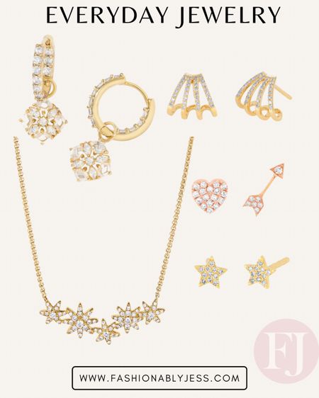 Love this cute everyday gold jewelry 

#LTKFindsUnder100 #LTKOver40 #LTKStyleTip
