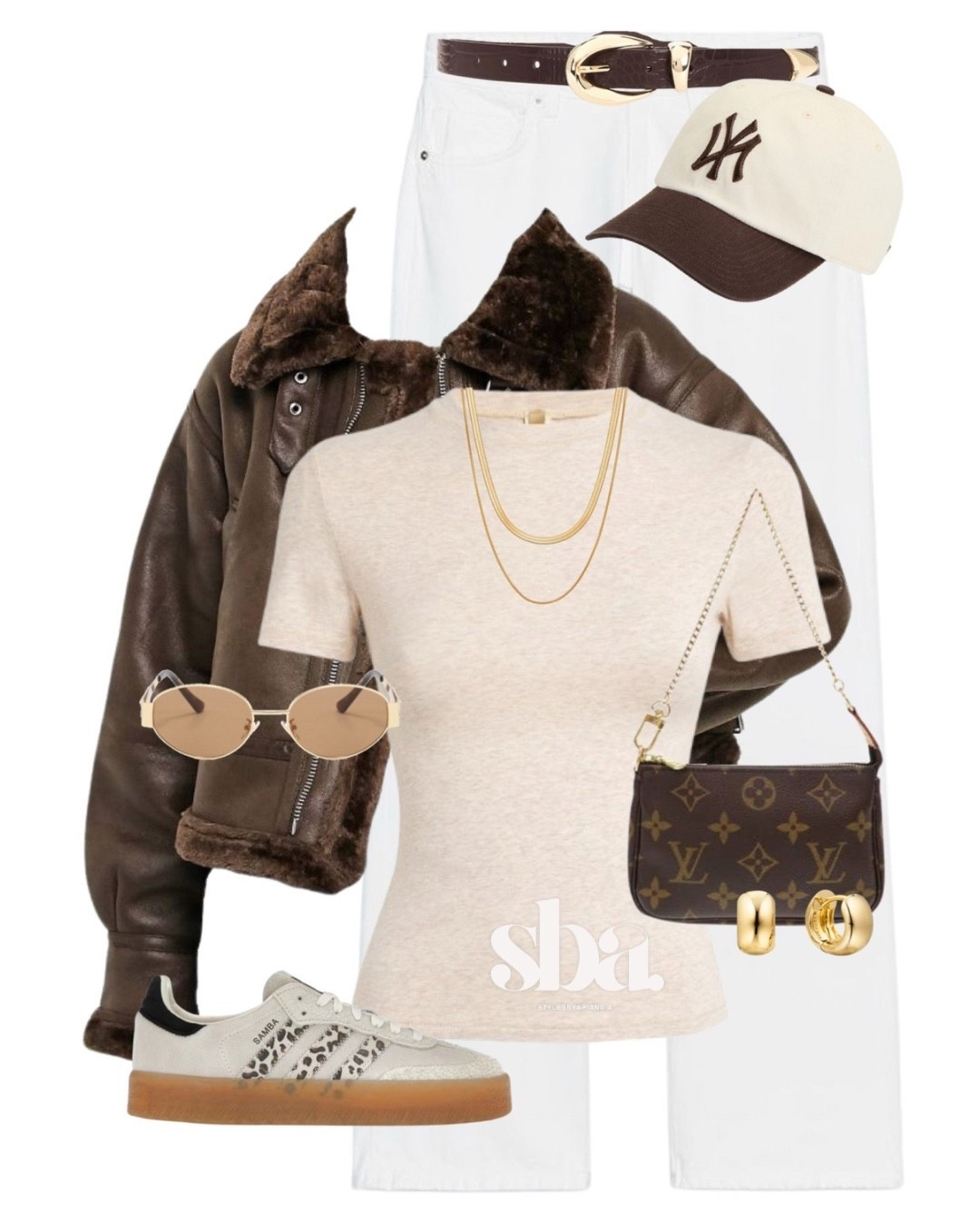 Fall neutrals meet street edge 🐆🤎

fall outfit, neutral style, streetwear chic, fall fashion, brown tones, casual layers, shearling jacket, fall neutrals, new york style, baseball cap outfit, sneaker style, denim trends, cozy fall style, minimalist chic, outfit inspiration, fall streetwear, casual fall look, designer bag style, vintage inspired, layering outfit, timeless chic, fashion inspo, off duty style, weekend fashion, everyday style


#LTKStyleTip #LTKFallSale