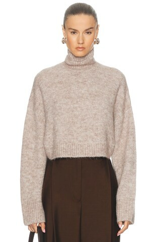 SEROYA Tahara Sweater in Tan | FWRD 