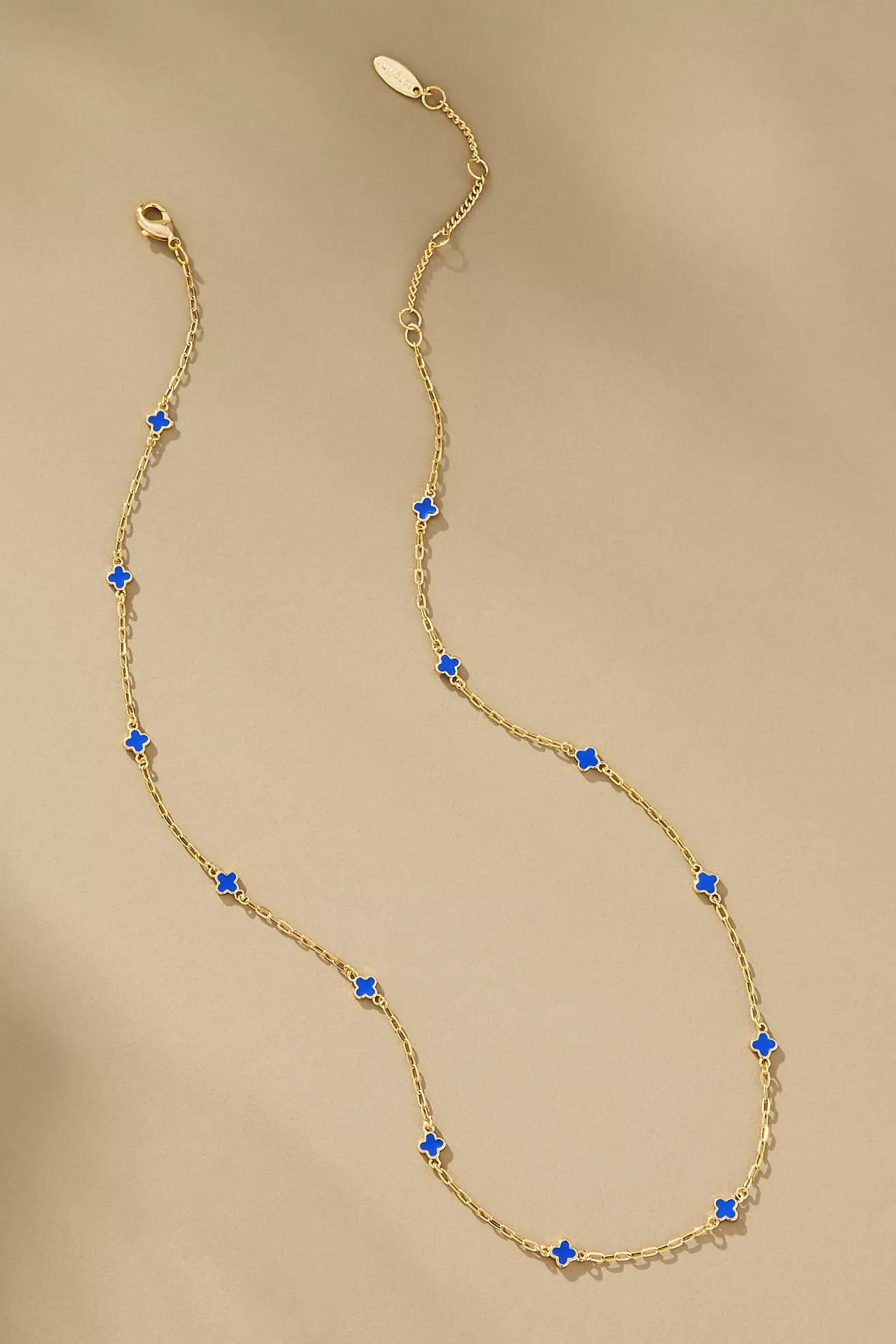 Tiny Clover Chain Necklace | Anthropologie (US)