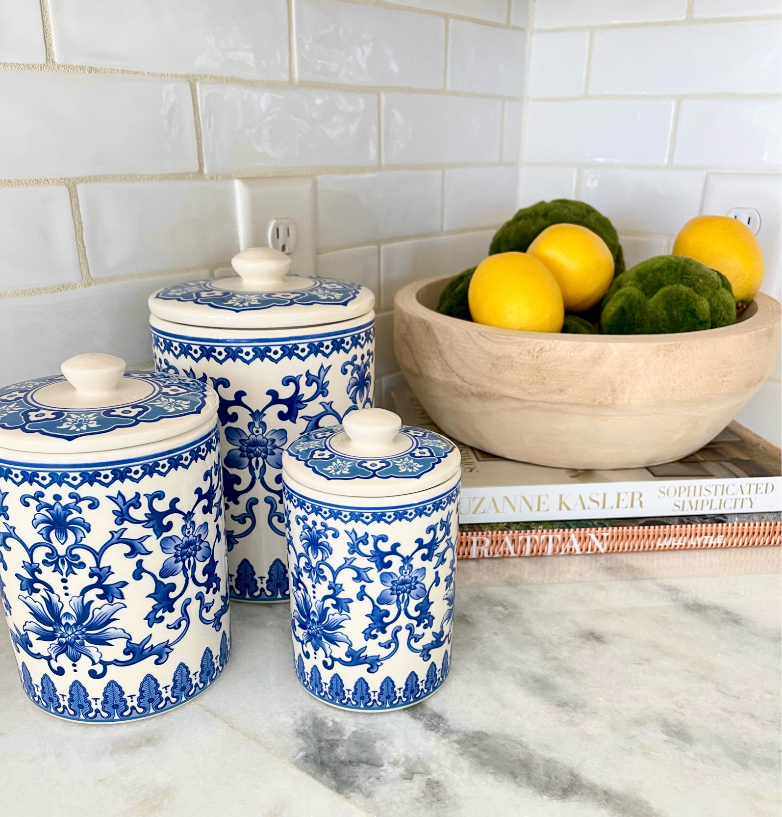 Blue and white girls… I found these kitchen canisters for only $26!!! Obsessed is an understatement! 😍

#LTKFind #LTKhome #LTKunder50