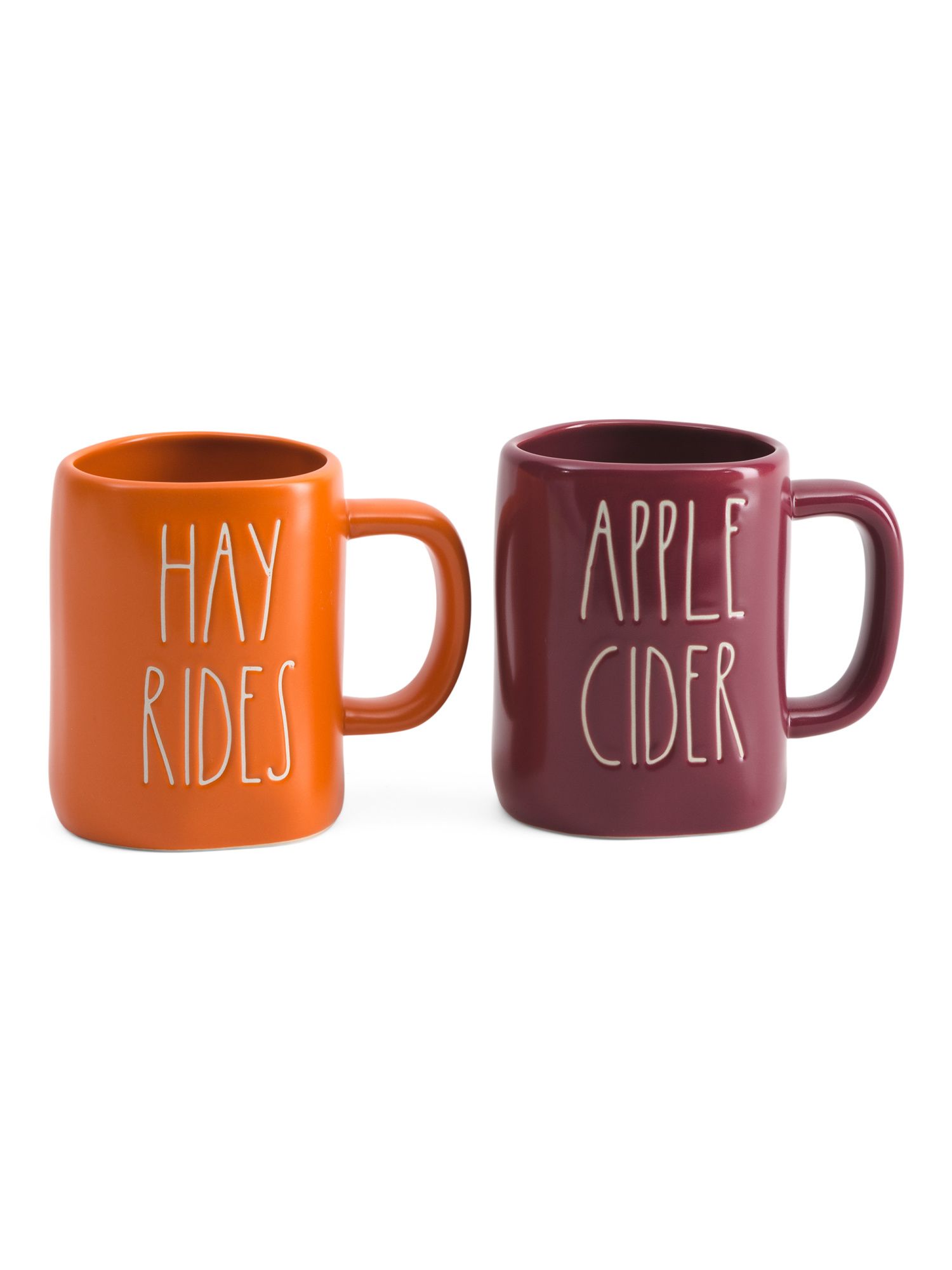 2pc Cider And Hay Rides Mug Set | TJ Maxx