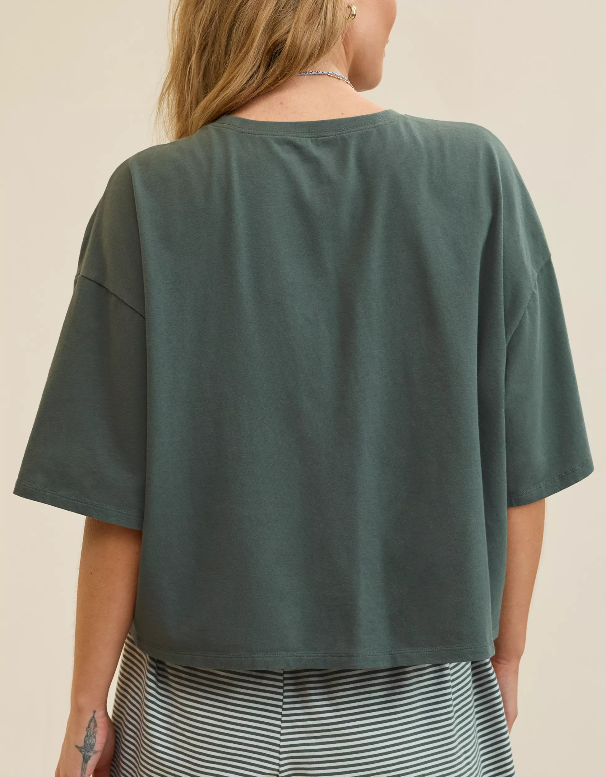 Aerie Dream Jersey Short Sleeve Pajama T-Shirt | American Eagle Outfitters (US & CA)