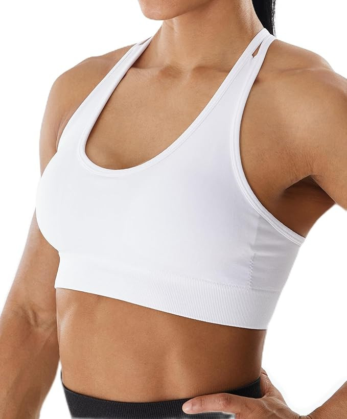 JOYSPELS Women's Seamless Sports Bra - Wirefree Yoga Bra with Removable Pads for Women | Amazon (UK)