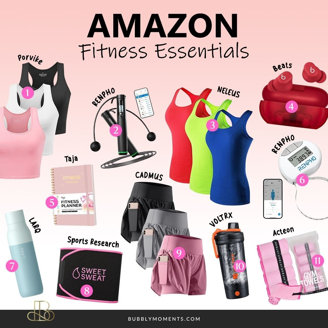 Fitness made simple and motivating 💪✨ Sharing my go-to fitness essentials from Amazon that are perfect for home workouts, gym sessions, and staying active on busy days. These pieces are great for beginners and anyone looking to refresh their workout routine. From comfortable activewear to practical workout accessories, everything in this edit is easy to use, supportive, and designed to help you stay consistent. Whether you’re strength training, doing yoga, pilates, or quick at-home workouts, these fitness essentials fit right into your daily routine. They’re also perfect for creating a functional workout space at home or packing in your gym bag. If you’re focused on building healthy habits, staying active, and feeling confident while you move, this collection is for you. Save this for workout inspiration and tap to shop all my favourite fitness must-haves in one place 🏋️‍♀️✨
#LTKActive #LTKFindsUnder100 #LTKFindsUnder50 #FitnessEssentials #AmazonFinds #WorkoutMustHaves #HomeWorkout #GymStyle #ActiveLifestyle #WorkoutGear #FitnessMotivation #WellnessJourney #ActivewearStyle #FitnessRoutine #AtHomeWorkout #HealthyHabits  

 