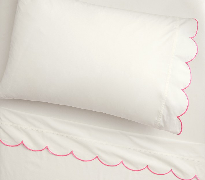 Monique Lhuillier Delphine Organic Sheet Set | Pottery Barn Kids