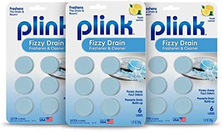 Plink Fizzy Drain Freshner, Prevents Buildup and Maintains a Clear Drain, Removes Drain Odor, Lem... | Amazon (US)