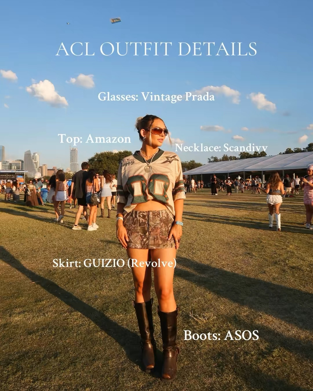 ACL Day 2 look ❤️‍🔥💿💫

#LTKParties #LTKStyleTip #LTKSeasonal
