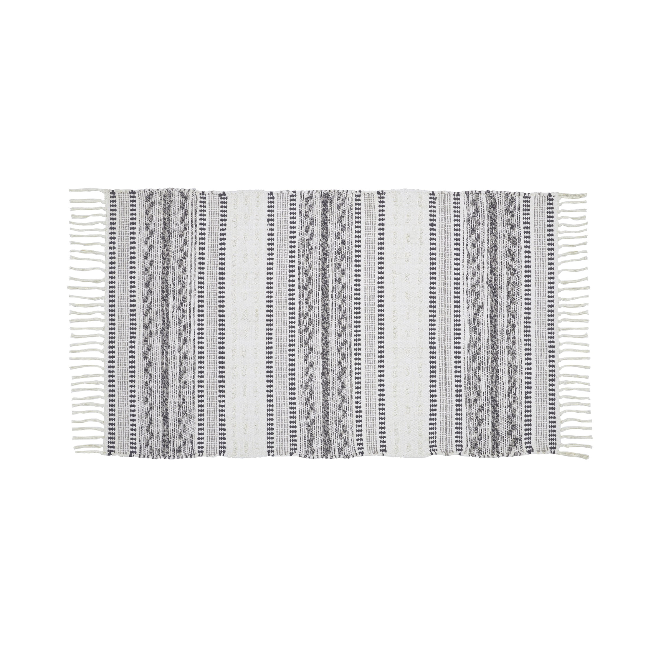 Multi Stripe Flatweave Indoor Scatter Rug, My Texas House, Bekha, 27" x 45" - Walmart.com | Walmart (US)