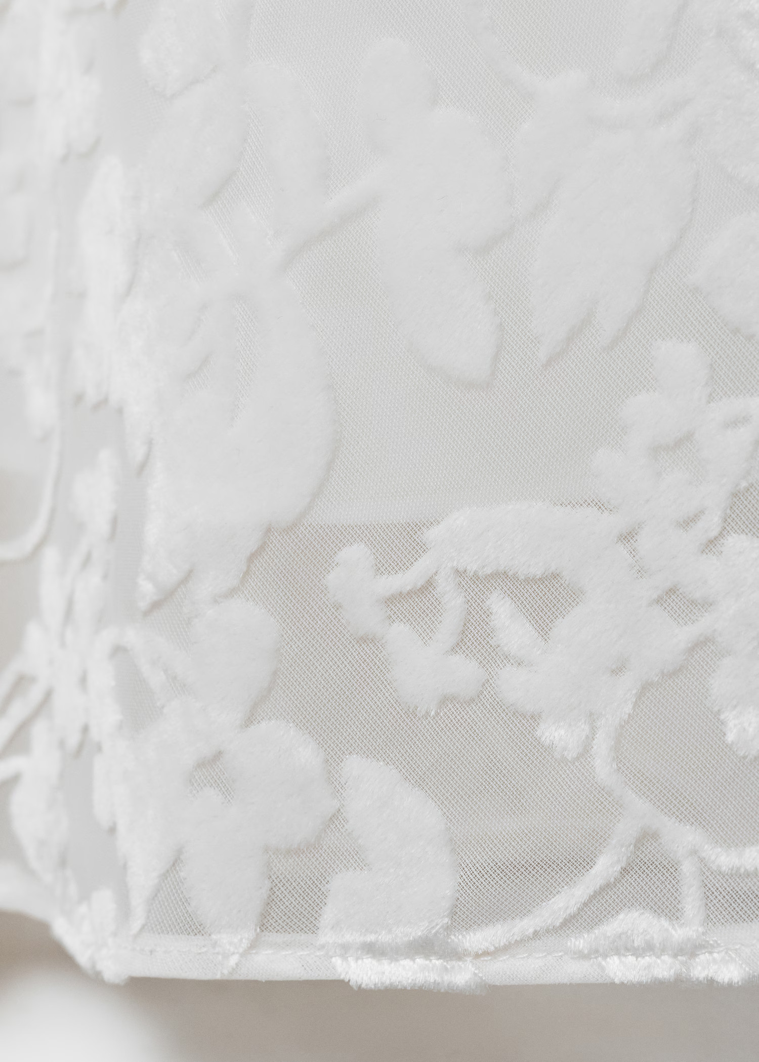 Devoré floral dress - Women | MANGO USA | Mango (US/MX/AU)